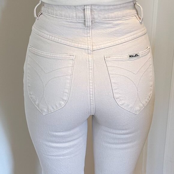 ROLLA'S Dusters Slim Straight Jean in Comfort Salt - Size 23 - Picture 1 of 8